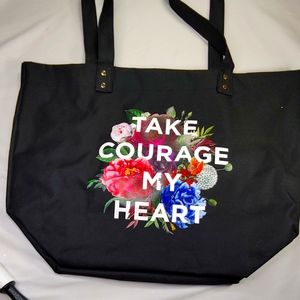 Take Courage My Heart Tote Bag